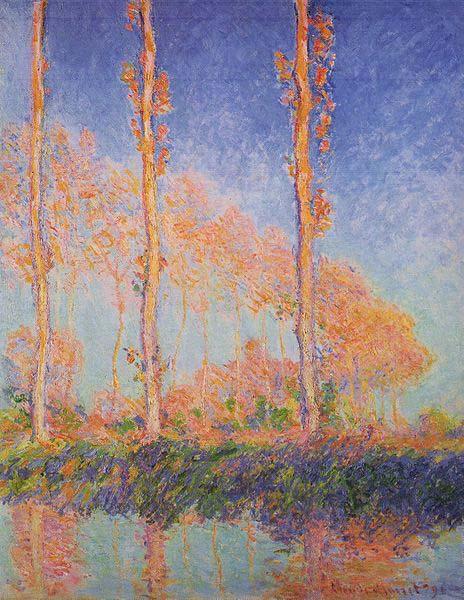 Claude Monet Poplars,